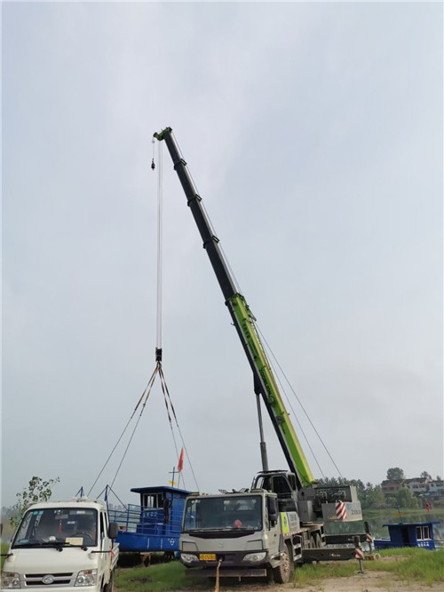 丘北县桥梁建设吊装案例